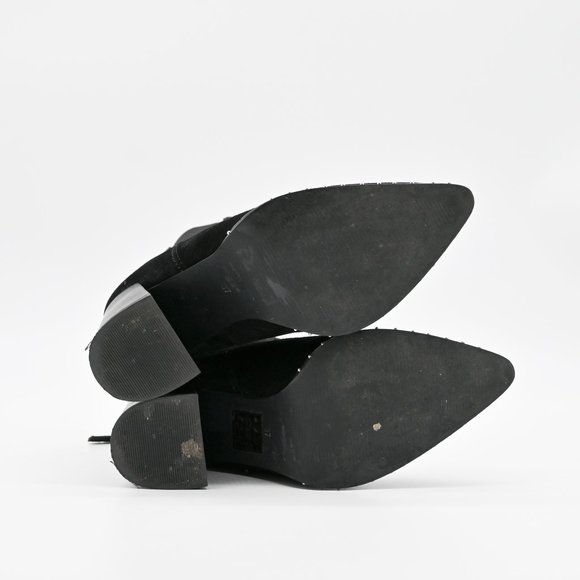 TOPSHOP Suede Pointed Heeled Chelsea Bootie - Picture 6 of 6